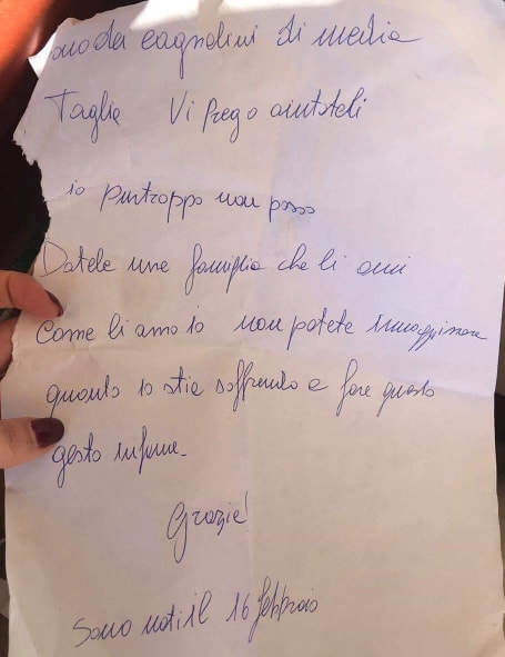lettera cani abbandonati
